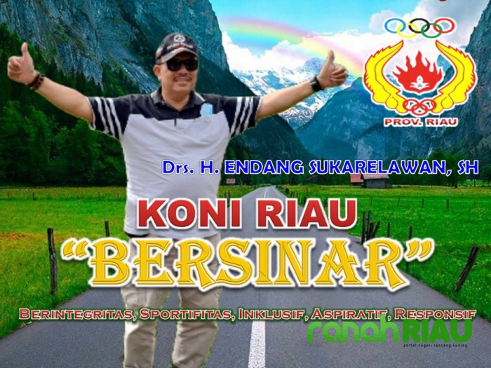 Perhelatan KONI kian mendekat, PERSAMBI Riau sampaikan dukungan untuk Tagline BERSINAR